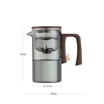 One Click Magnetic Switch Tea Separation Filtration Tea Pot Kungfu Teaware Water Separation Inner Container Heatable Teapot