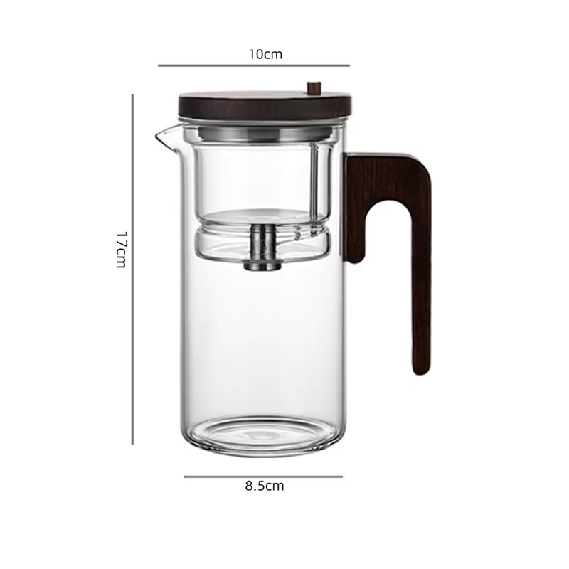One Click Magnetic Switch Tea Separation Filtration Tea Pot Kungfu Teaware Water Separation Inner Container Heatable Teapot