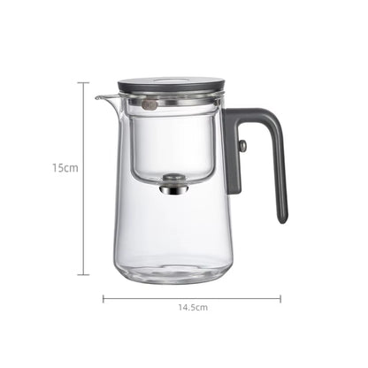 One Click Magnetic Switch Tea Separation Filtration Tea Pot Kungfu Teaware Water Separation Inner Container Heatable Teapot