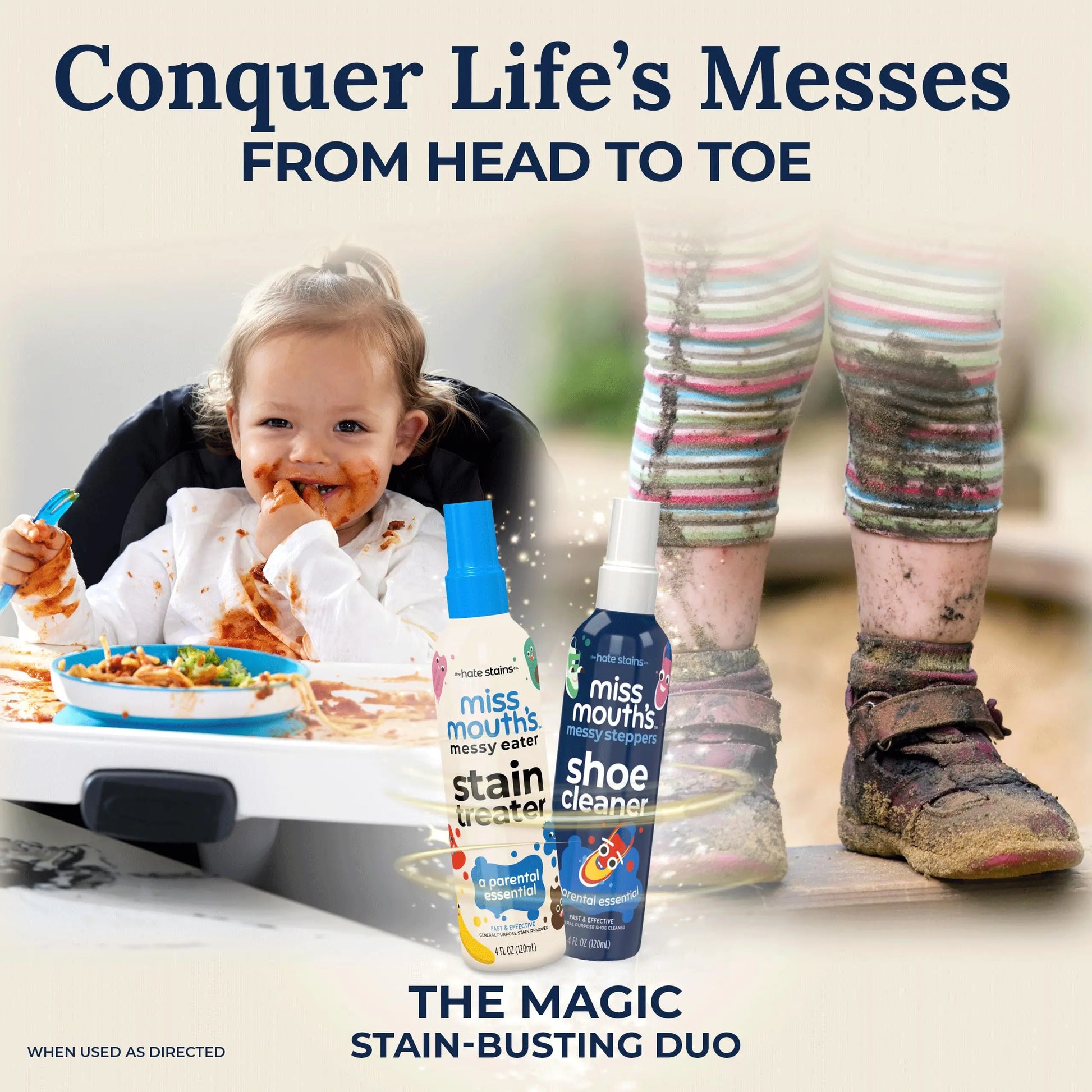 120Ml Portable Stain Remover Spray Effective Yellow Stains Removal for Laundry and Shoes Dust Bleached Decontamination Treatment