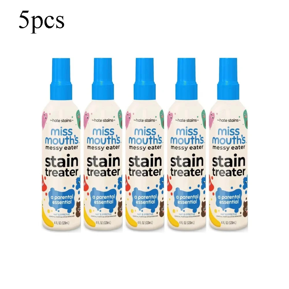 120Ml Portable Stain Remover Spray Effective Yellow Stains Removal for Laundry and Shoes Dust Bleached Decontamination Treatment