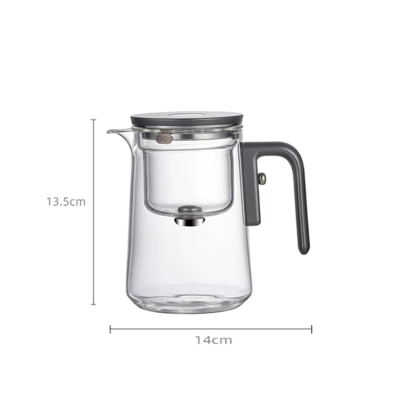 One Click Magnetic Switch Tea Separation Filtration Tea Pot Kungfu Teaware Water Separation Inner Container Heatable Teapot