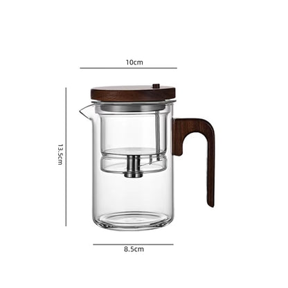 One Click Magnetic Switch Tea Separation Filtration Tea Pot Kungfu Teaware Water Separation Inner Container Heatable Teapot